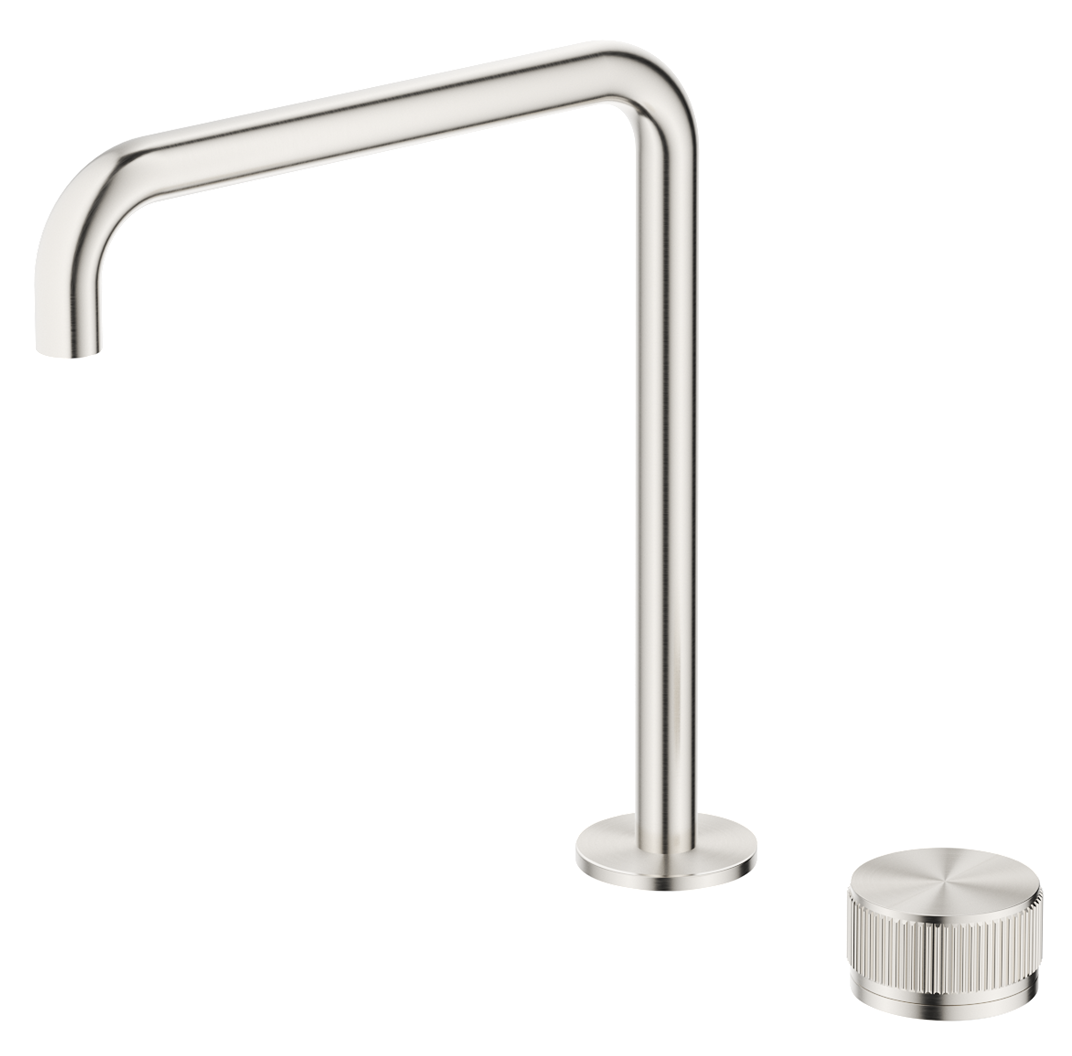 Mica Tall Hob Spout & Mixer - Brushed Nickel - (BOM)