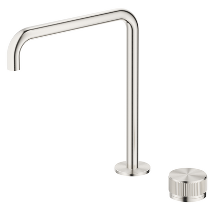 Mica Tall Hob Spout & Mixer - Brushed Nickel - (BOM)