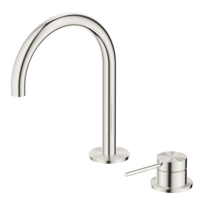 Mica Basin Hob Spout & Mixer - Brushed Nickel - (BOM)