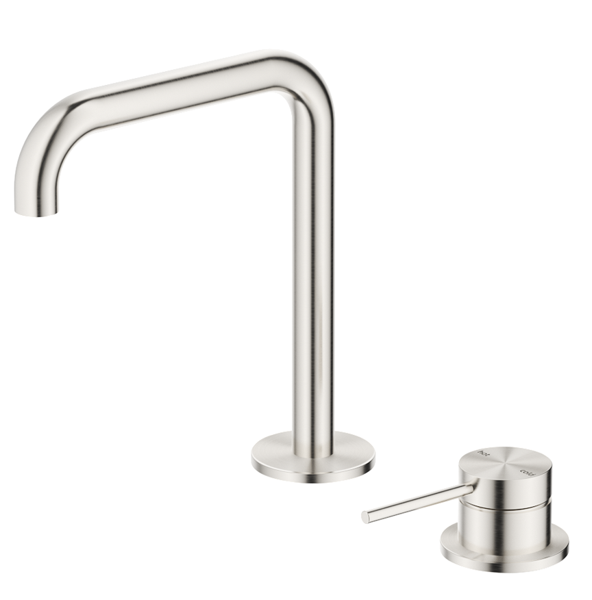 Mica Basin Hob Spout & Mixer - Brushed Nickel - (BOM)
