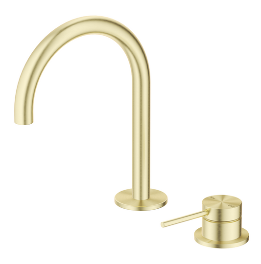 Mica Basin Hob Spout & Mixer - French Gold - (BOM)