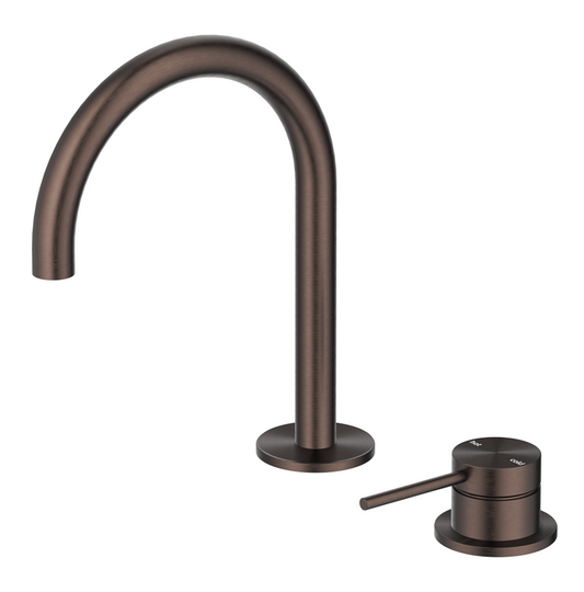 Mica Basin Hob Spout & Mixer - Dusk Bronze - (BOM)