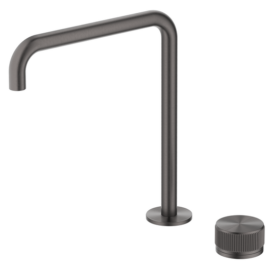 Mica Tall Hob Spout & Mixer - Gunmetal - (BOM)