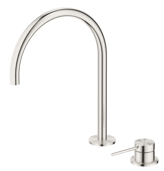 Mica Tall Hob Spout & Mixer - Brushed Nickel - (BOM)