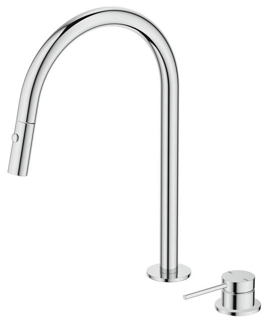 Mica PO Kitchen Hob Spout & Mixer - Chrome - (BOM)