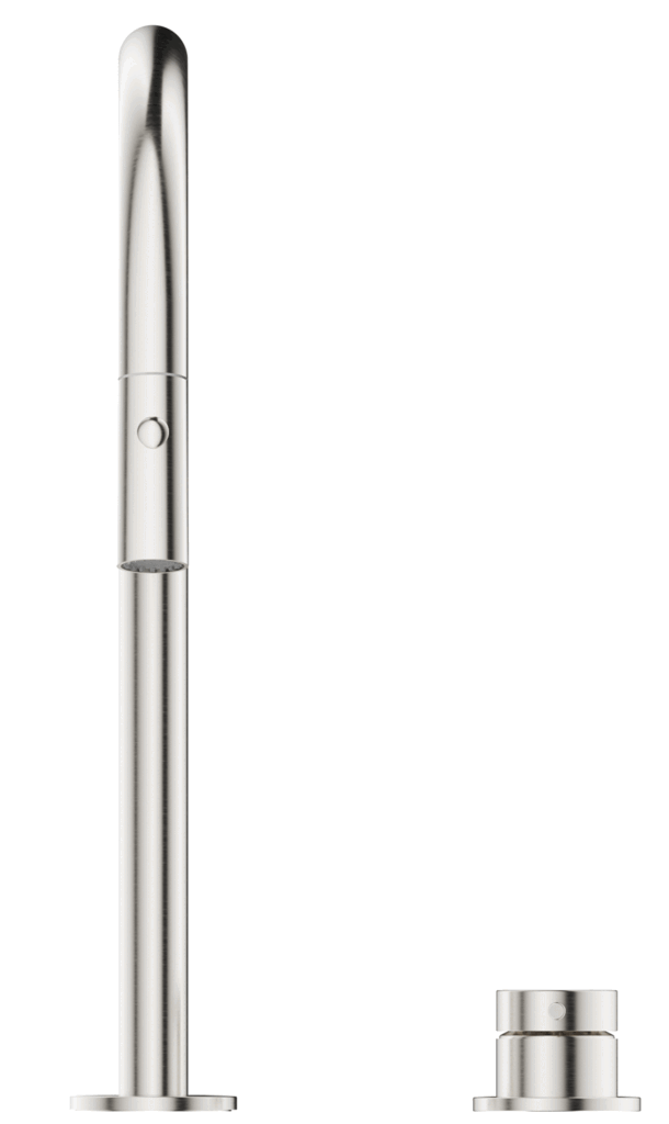 Mica PO Kitchen Hob Spout & Mixer - Brushed Nickel - (BOM)