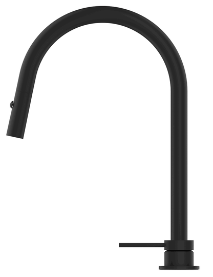 Mica PO Kitchen Hob Spout & Mixer - Black - (BOM)