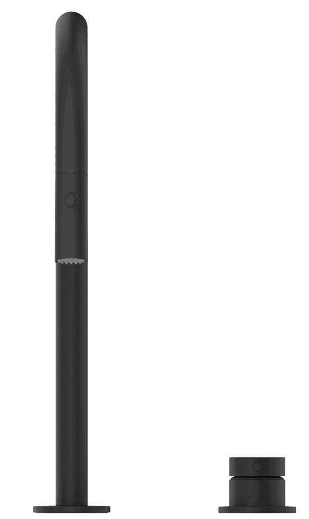 Mica PO Kitchen Hob Spout & Mixer - Black - (BOM)