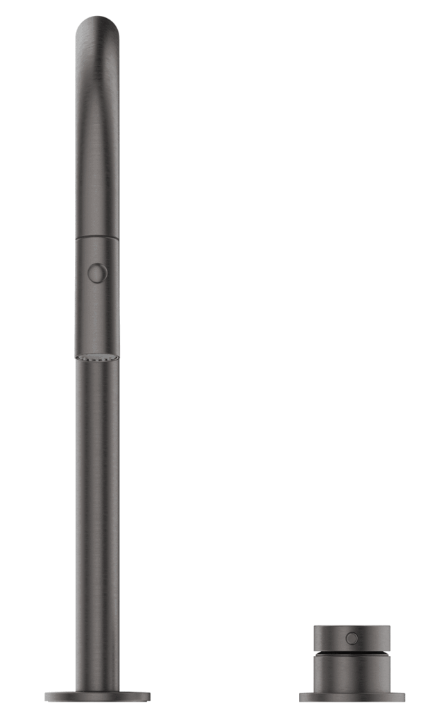 Mica PO Kitchen Hob Spout & Mixer - Gunmetal - (BOM)