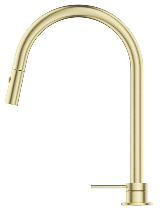Mica PO Kitchen Hob Spout & Mixer - French Gold - (BOM)