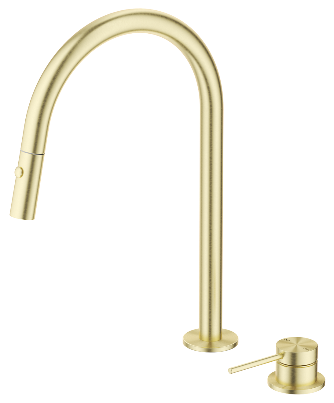 Mica PO Kitchen Hob Spout & Mixer - French Gold - (BOM)