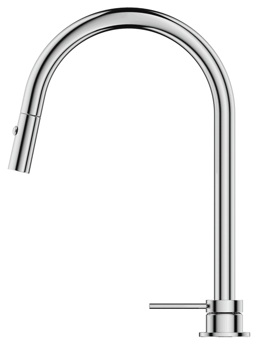 Mica PO Kitchen Hob Spout & Mixer - Chrome - (BOM)