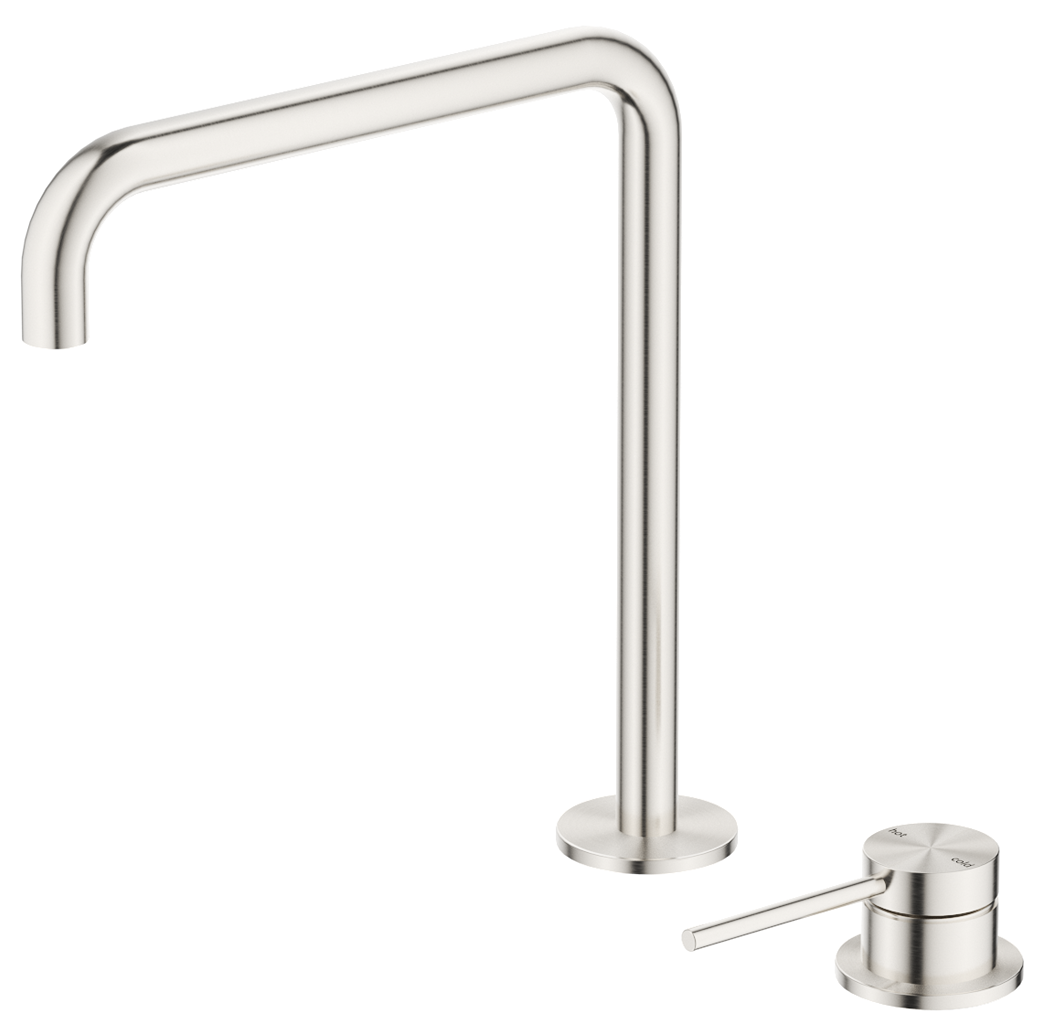 Mica Tall Hob Spout & Mixer - Brushed Nickel - (BOM)