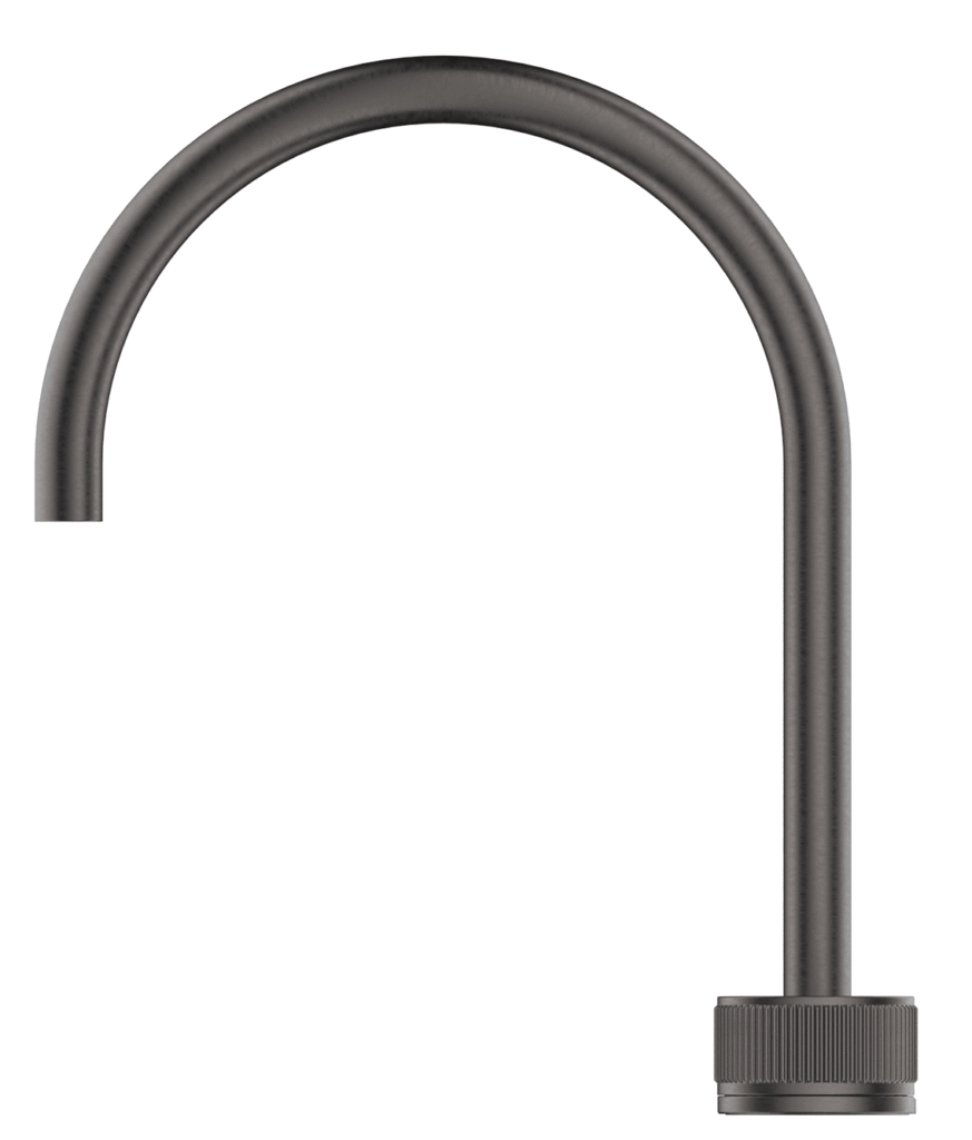 Mica Tall Hob Spout & Mixer - Gunmetal - (BOM)