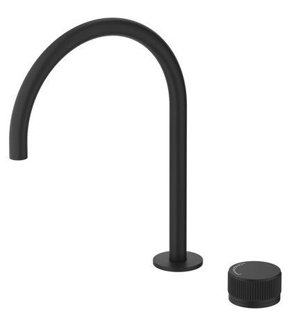 Mica Tall Hob Spout & Mixer - Black - (BOM)