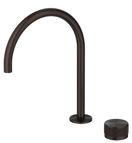 Mica Tall Hob Spout & Mixer - Dusk Bronze - (BOM)