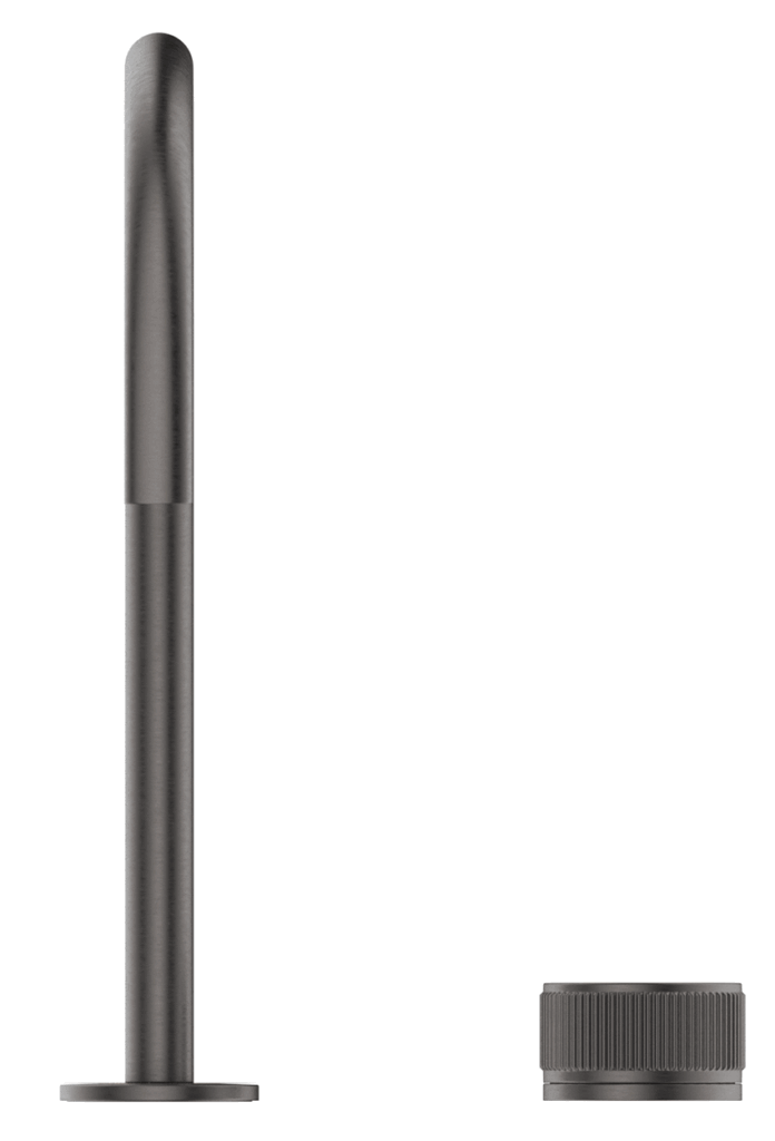 Mica Tall Hob Spout & Mixer - Gunmetal - (BOM)