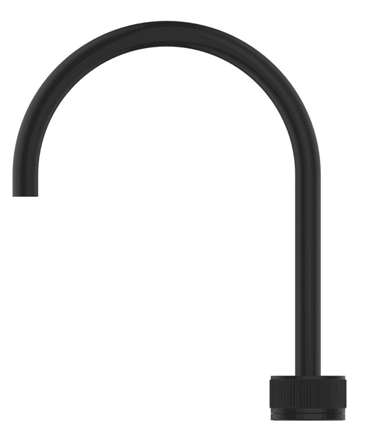 Mica Tall Hob Spout & Mixer - Black - (BOM)