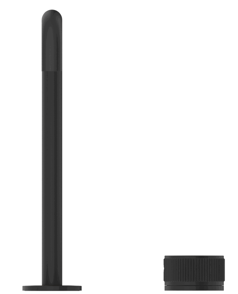 Mica Tall Hob Spout & Mixer - Black - (BOM)