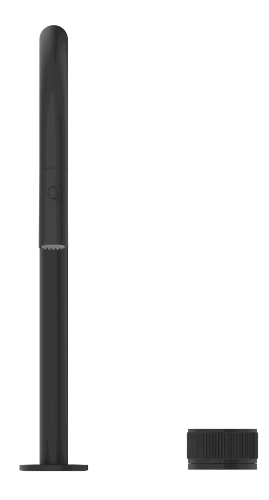 Mica PO Kitchen Hob Spout & Mixer - Black - (BOM)