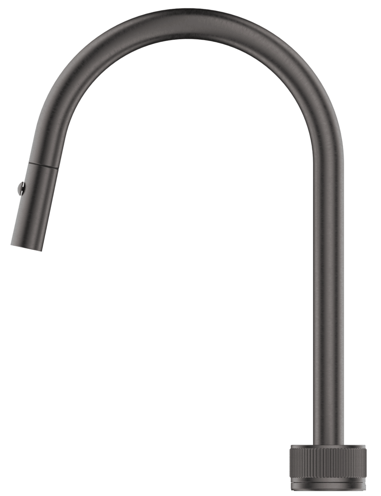 Mica PO Kitchen Hob Spout & Mixer - Gunmetal - (BOM)