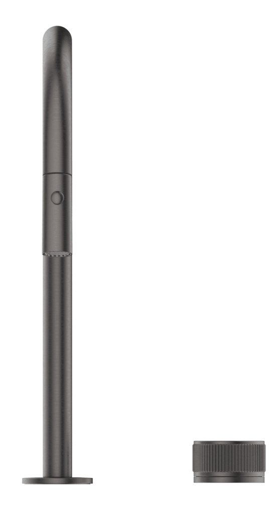 Mica PO Kitchen Hob Spout & Mixer - Gunmetal - (BOM)