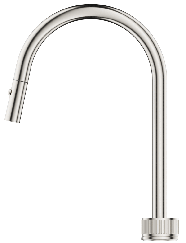 Mica PO Kitchen Hob Spout & Mixer - Brushed Nickel - (BOM)
