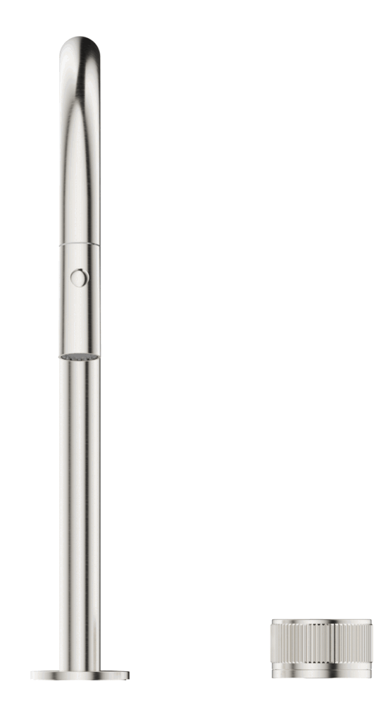 Mica PO Kitchen Hob Spout & Mixer - Brushed Nickel - (BOM)