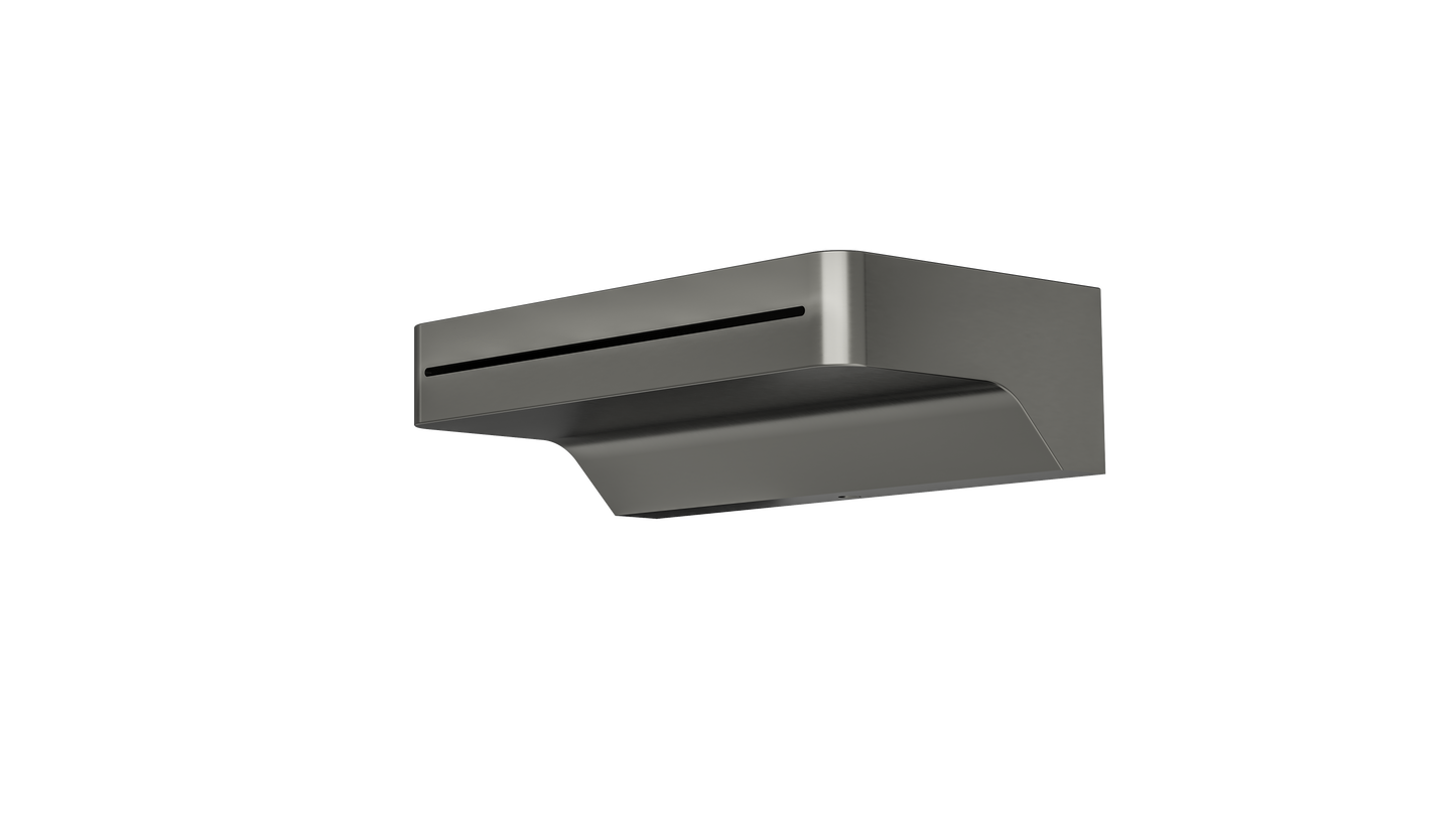 Hugo Waterfall Bath Spout - Gunmetal