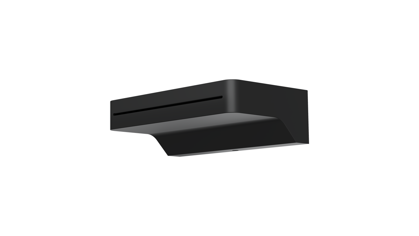 Hugo Waterfall Bath Spout - Matte Black
