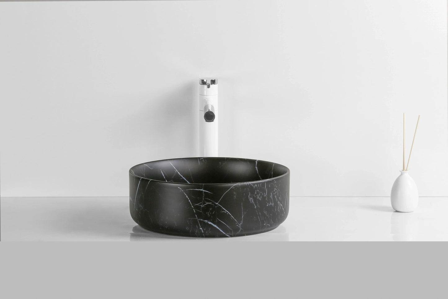 Above Counter Ceramic Basin Matte Black
Carrara360*360*120