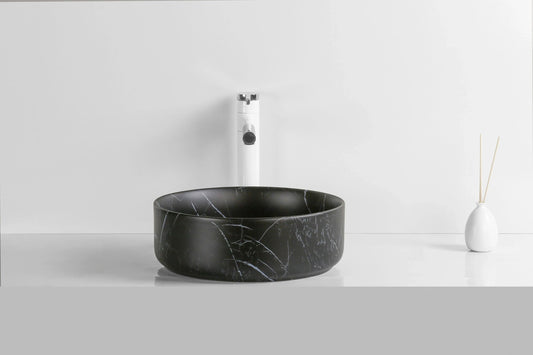 Above Counter Ceramic Basin Matte Black
Carrara360*360*120