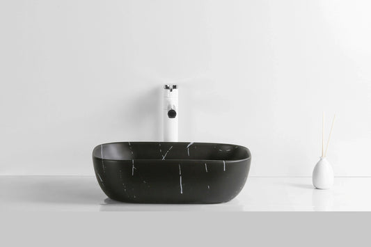 Above Counter Ceramic Basin Matte Black
Carrara460*330*135