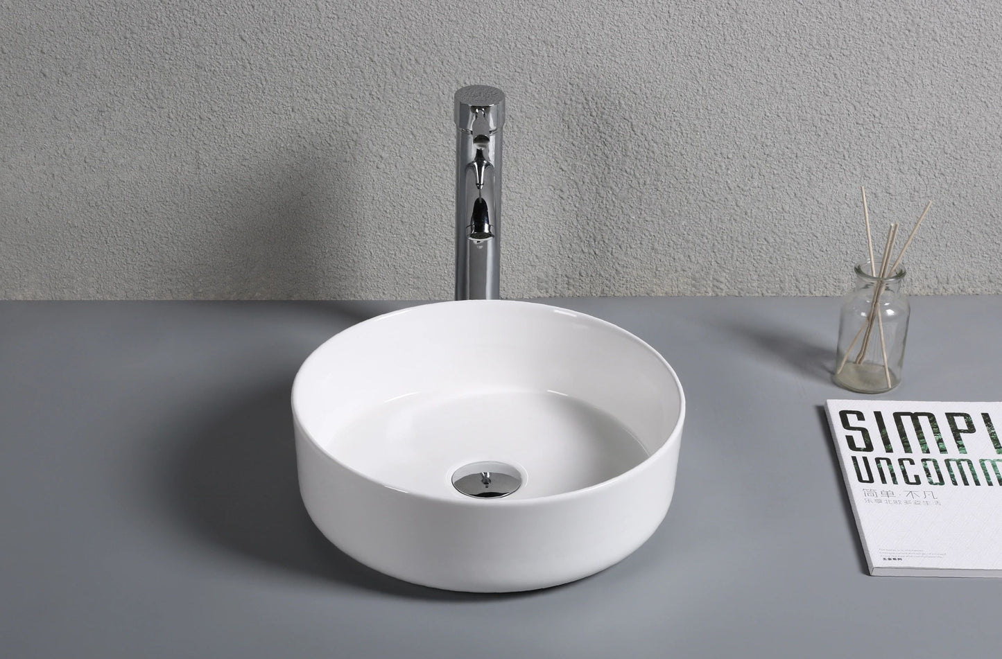 Gloss White 
Above Counter Basin 360*360*120