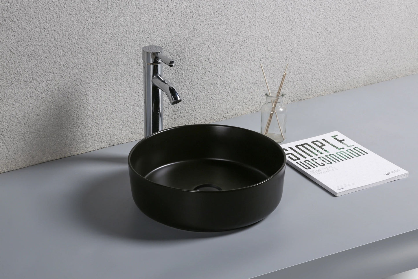 Matt Black 
Above Counter Basin 360*360*120