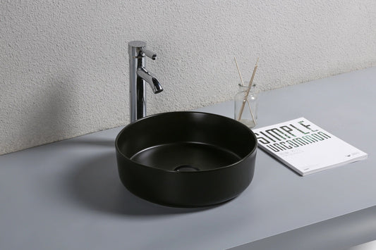 Matt Black 
Above Counter Basin 360*360*120