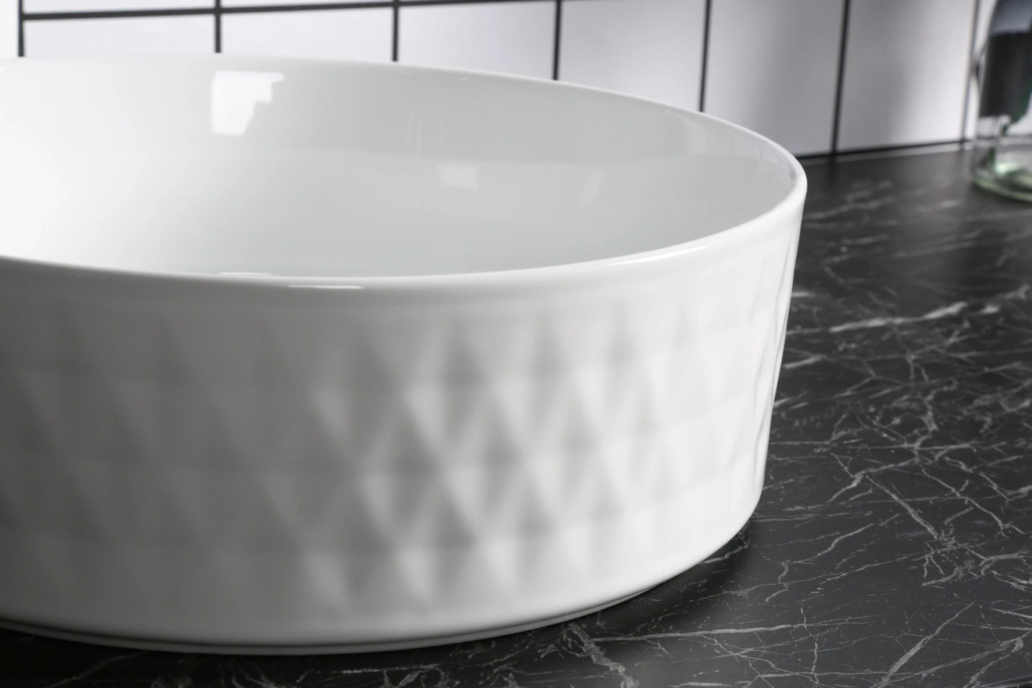 Gloss White 
Above Counter Basin 360*360*120