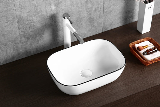 Gloss White / 
Black Edge
Above Counter Basin 460*330*135