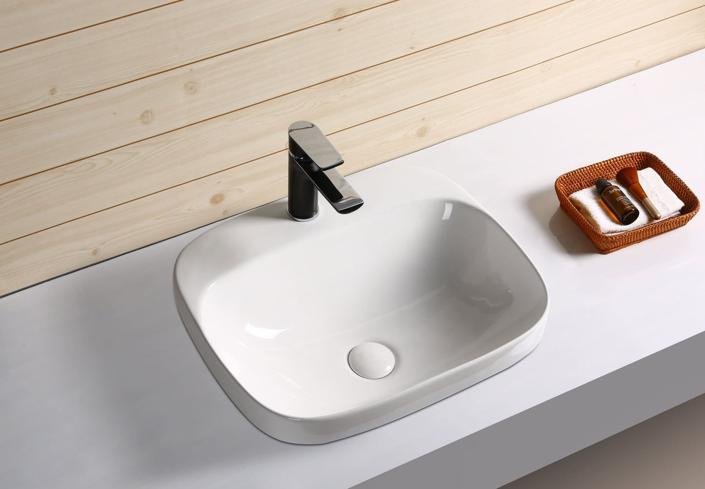 Gloss White 
Above Counter / Drop In Basin 500*420*155
