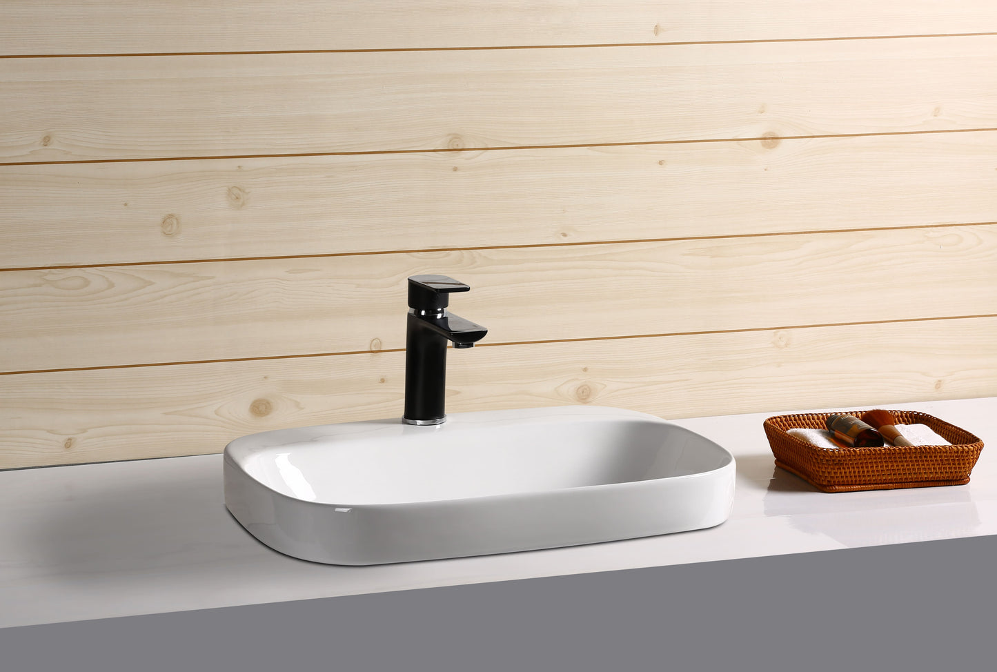 Gloss White 
Above Counter / Drop In Basin 500*420*155