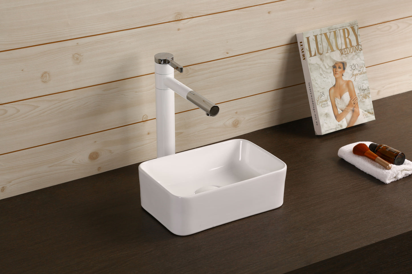 Gloss White 
Above Counter Basin 300*200*100