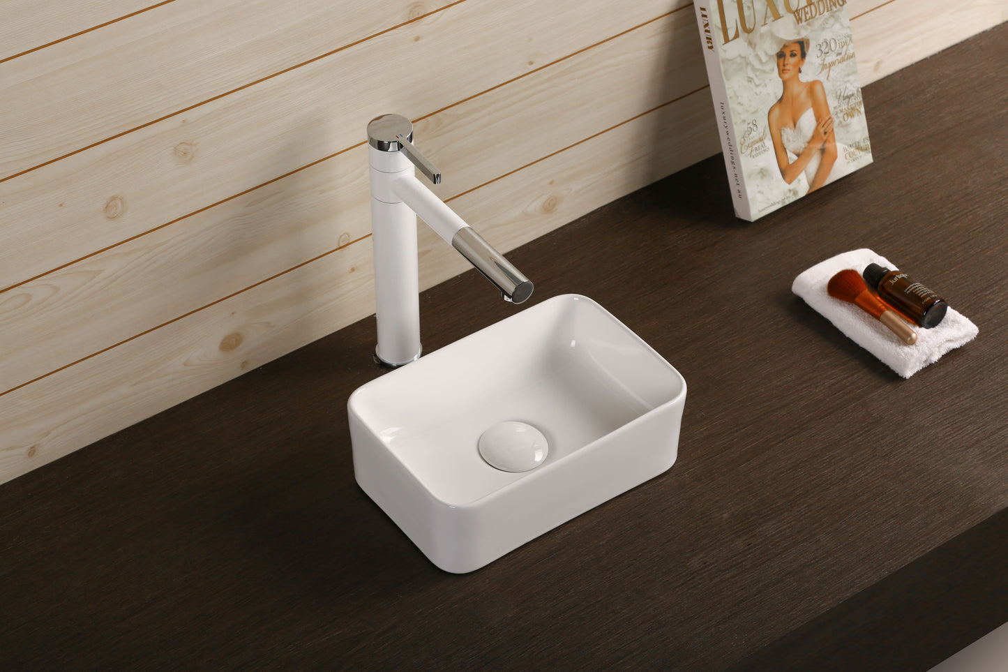 Gloss White 
Above Counter Basin 300*200*100