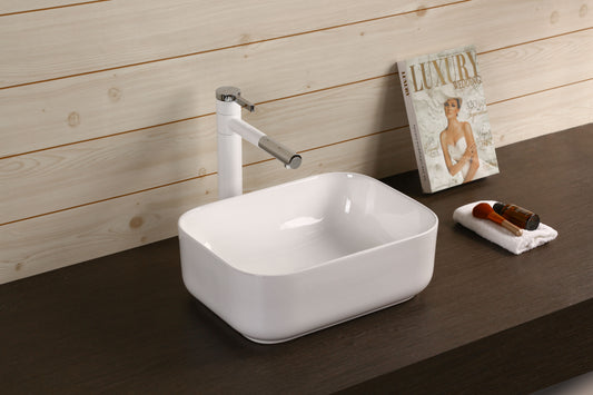 Gloss White 
Above Counter Basin 400*300*140