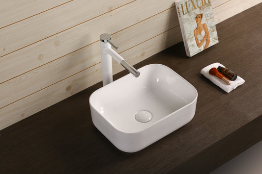 Gloss White 
Above Counter Basin 400*300*140
