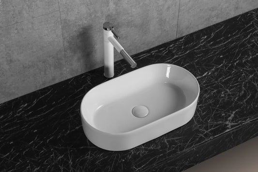 Gloss White Above Counter Basin 530*300*115