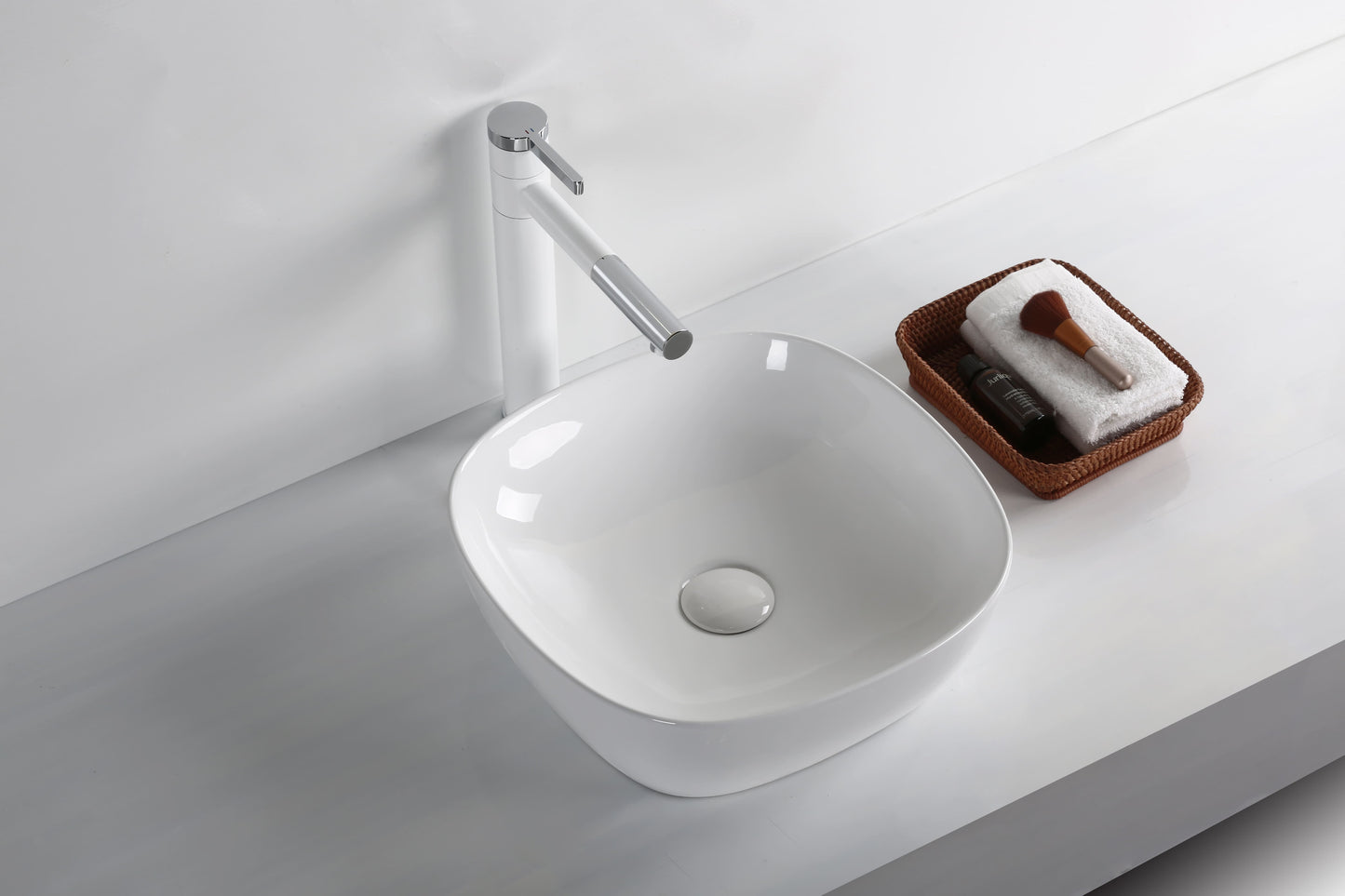 Gloss White 
Above Counter Basin 375*375*120