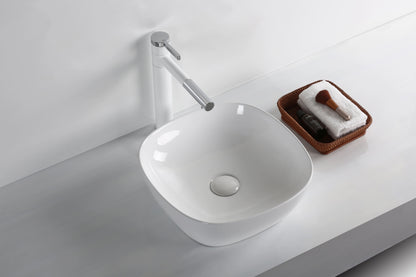 Gloss White 
Above Counter Basin 375*375*120