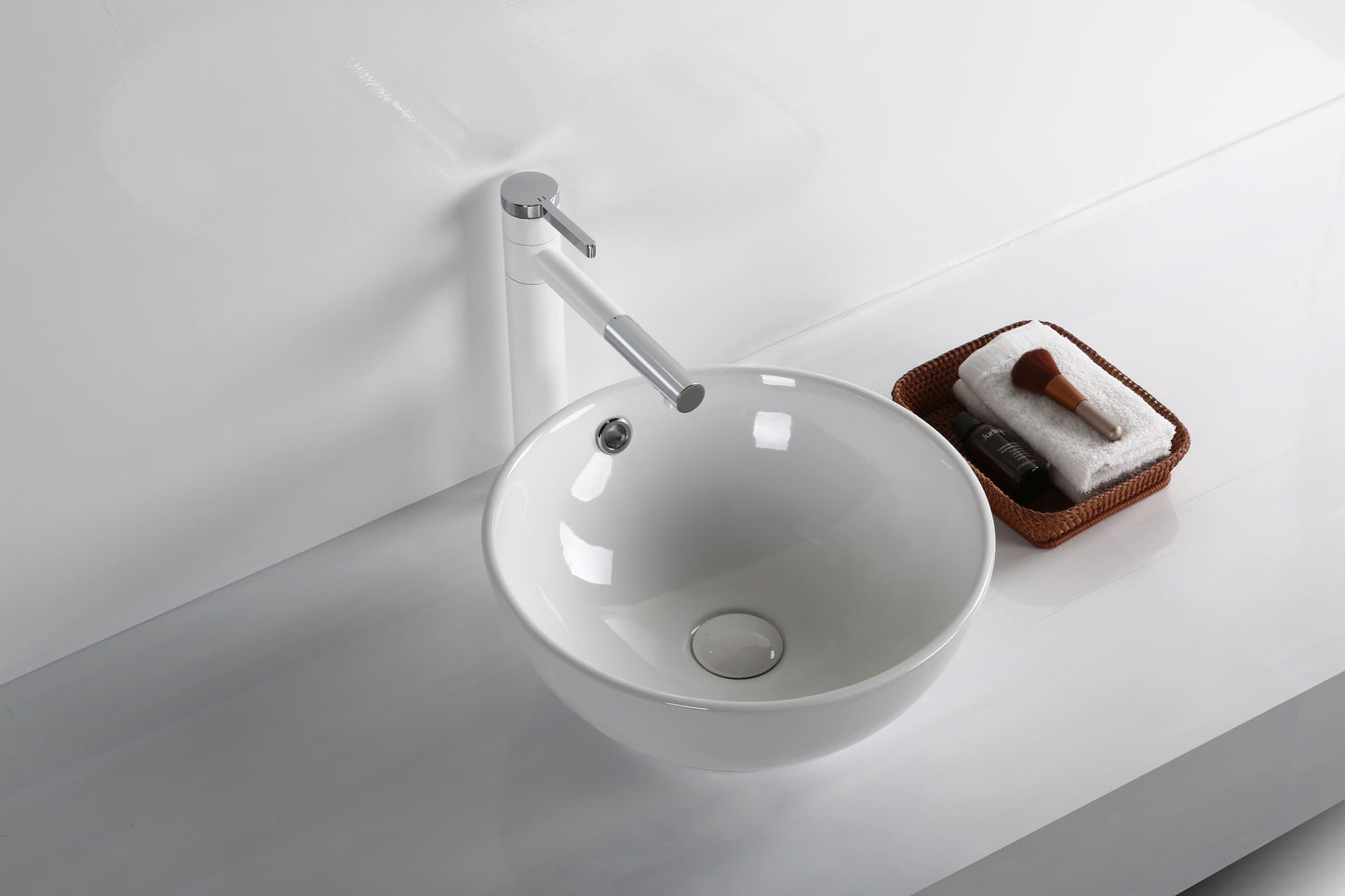 Gloss White 
Above Counter Basin 380*380*150