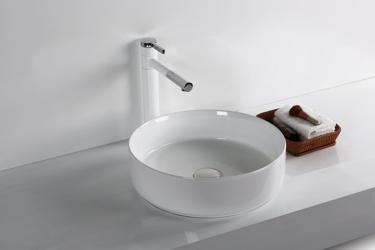 Gloss White 
Above Counter Basin 395*395*115