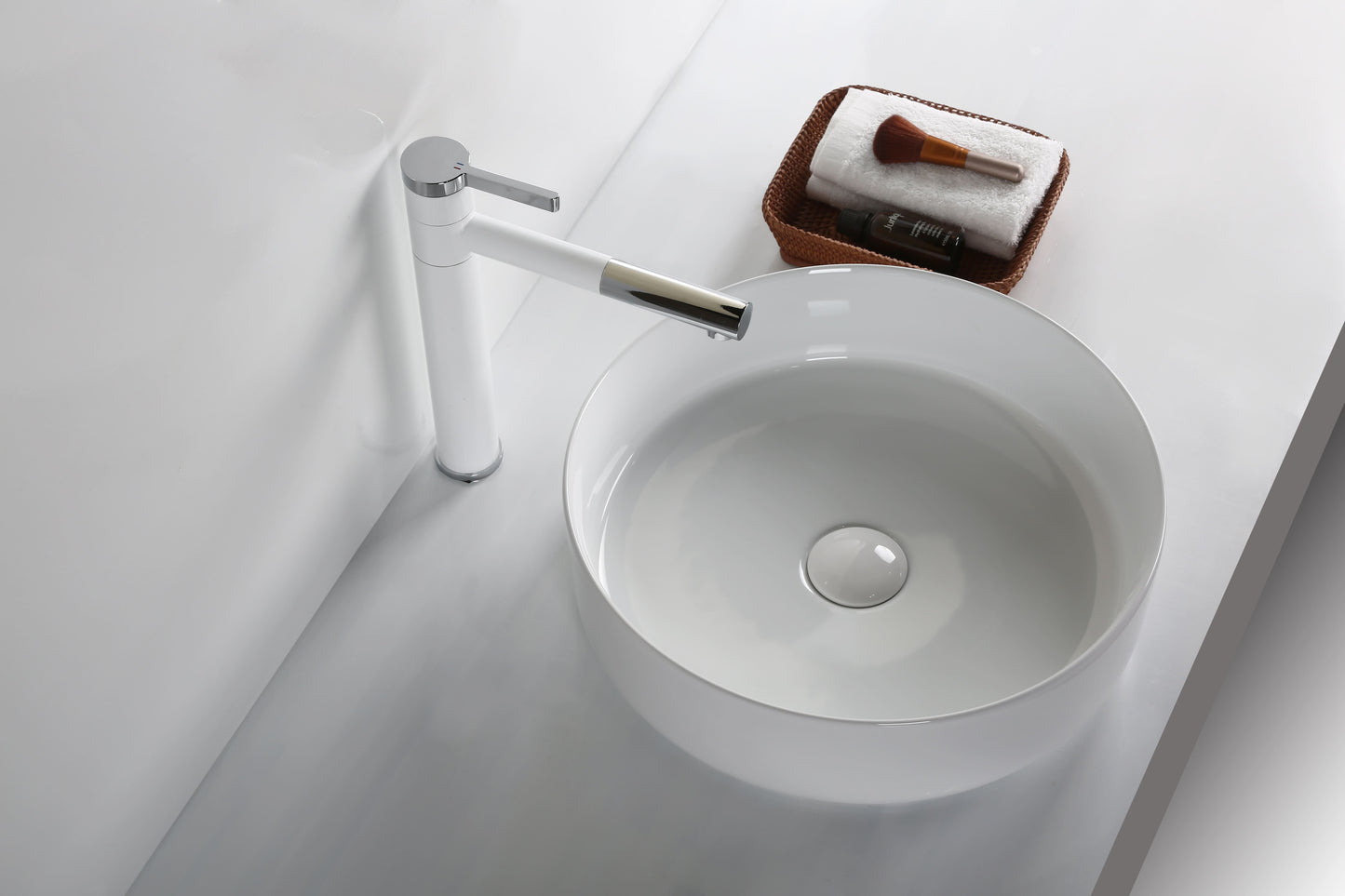 Gloss White 
Above Counter Basin 395*395*115
